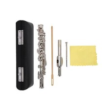 Key of C Piccolo with PU Leather Box, Cleaning Cloth and Rod, Piccolo Instrum...