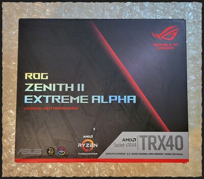 Asus ROG Zenith II Extreme ALPHA (Bios 2402) AMD TRX40 EATX Motherboard 503