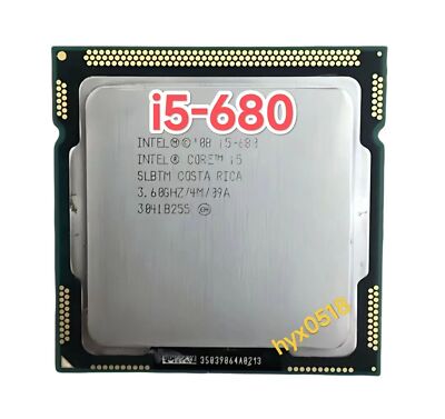 Intel Core i5-660 CPU Dual-Core 3.33GHz / 4MB LGA1156 SLBLV Processor