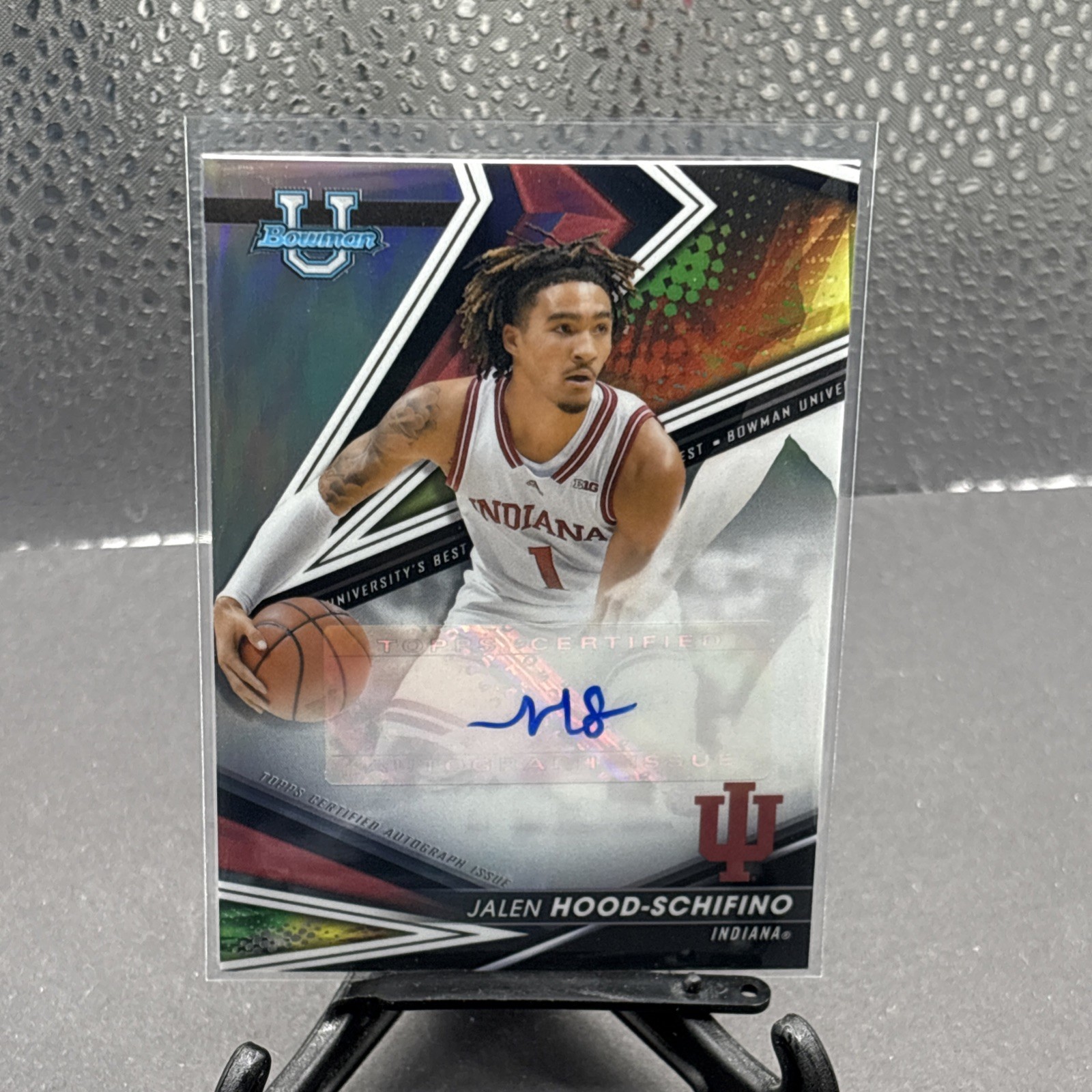 2022-23 Bowman’s Best U Jalen Hood-Schifino Auto Autograph Refractor