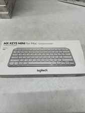 Logitech MX Keys Mini for Mac Wireless Keyboard Pale Gray , English - US