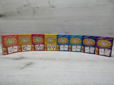 Early Math Skills TRIPLE PLAY Lot of 8: 4)Primary Math & 4)Intermediate Math GGA