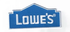 Lowe's Home Improvement Embroidered 2x5in Iron / Sew-On Patches