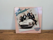 The Diamondz Classic Cuts Autographed Signed Vinyl Record LP Doo Wop Rare