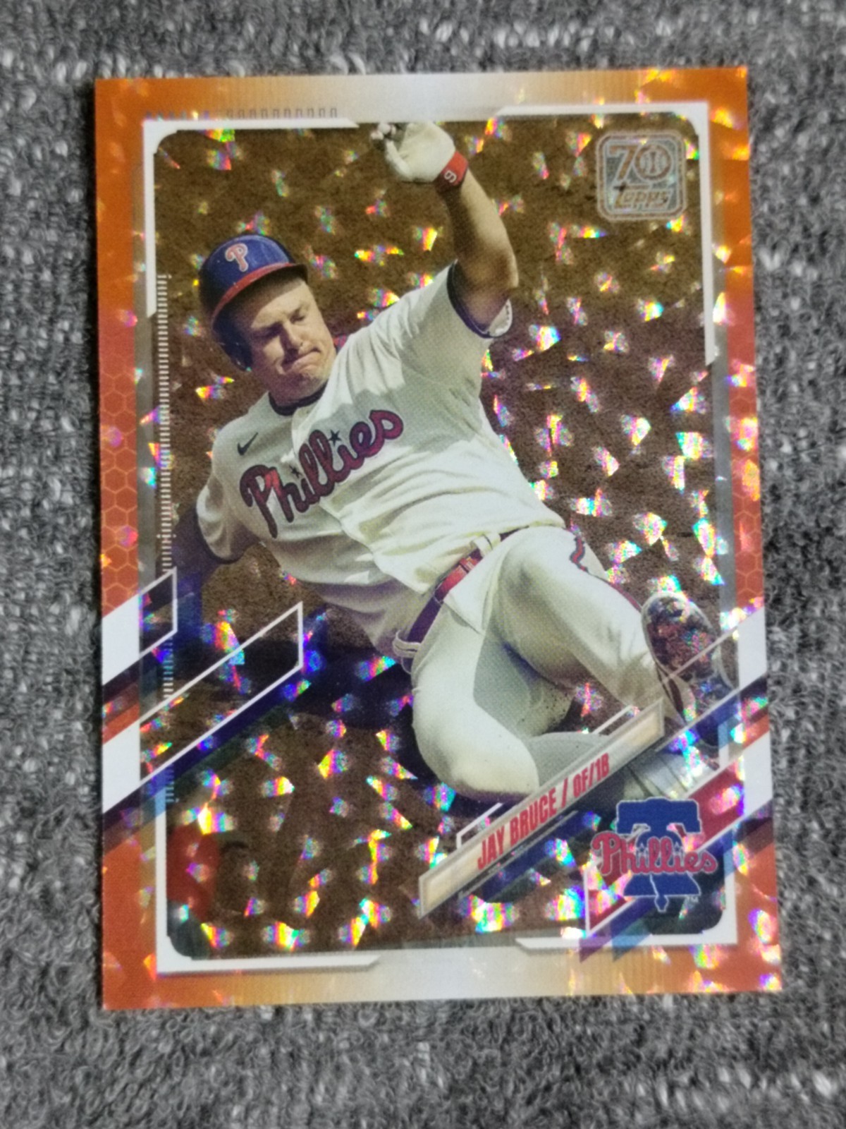 2021 Topps - Jay Bruce #308 Orange /299
