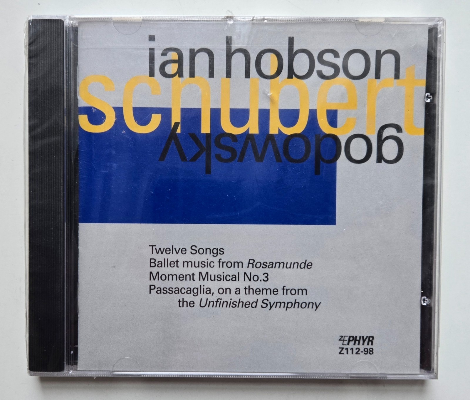 Ian Hobson - Schubert / Godowsky : Twelve Songs - CD NEW & SEALED