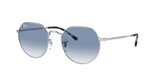 Ray-Ban RB 3565 jack silver clear gradient blu 003/3F Sunglasses