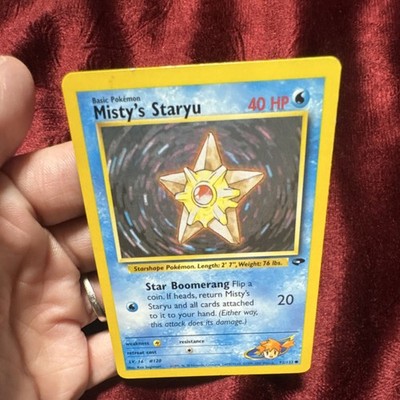 Pokémon Misty's Staryu Gym Challenge 92/132 40 HP 2000 Wizards of the Coast