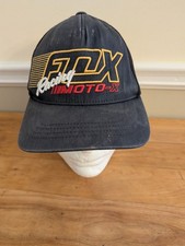 Fox Racing Men's Black Cap 110 Curved Bill Snapback Hat Flexfit Tech Adjustable