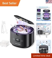 Ultrasonic Retainer Cleaner - Portable Sonic Dental Machine for Jewelry & Braces