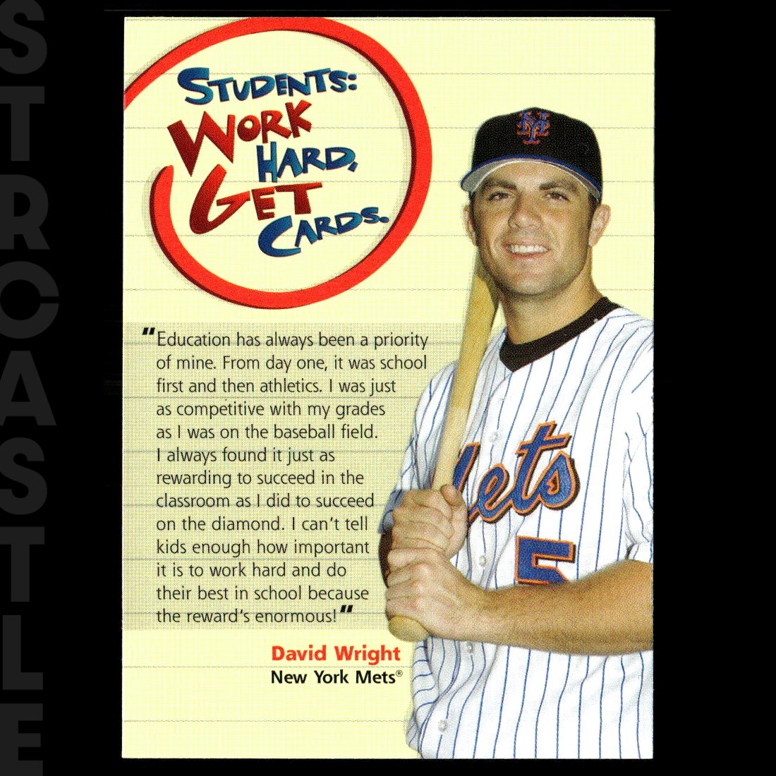 2008 Topps #NNO David Wright Topps Of The Class New York Mets