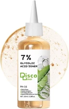 7% Glycolic Acid Exfoliating Toner, Hydrating Facial Toner, Smooth Glowing Skin,