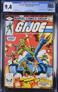 G.I. Joe A Real American Hero #1 CGC 9.4 1982 Amazing Looking Book!