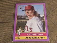 2025 Topps Heritage #378 Caden Dana RC Light Purple Nmmt