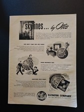 Otis Elevator Company Vintage Magazine AD 1949 Missouri Pacific Lines
