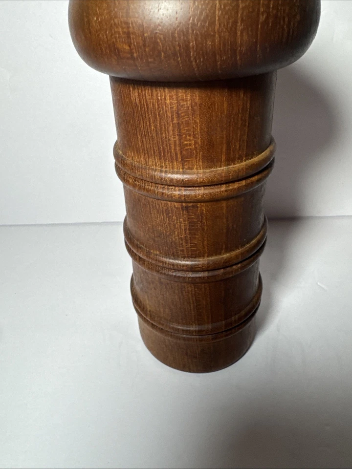 DANSK Teak Peugeot PEPPERMILL Salt Shaker JENS QUISTGAARD IHQ Danish MCM Denmark - Image 3 of 4