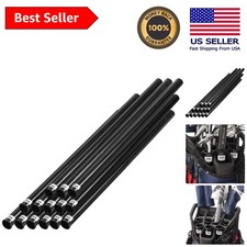 Protective Black Golf Club Tube Set - 14 Reinforced Plastic Inserts for Bags