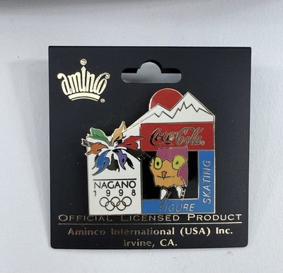 New Nagano 1998 Winter Olympics Official Pin Trading Bag w/Tag +