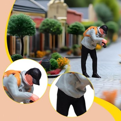 1/64 Male Model People Figure Layout Dioramas Photo Prop Role Play Figure Resin