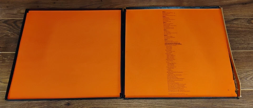 George Harrison All Things Must Pass w/ poster 3X LP 1970 Vintage Vinyl Record - Image 2 of 4