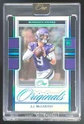 2024 Panini Football One J.J. McCarthy Originals Platinum /5 #OO-JMY