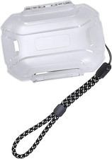 In Ear Monitor Case Waterproof Earphone Hard Travel Case for KZ ZS10 Pro White