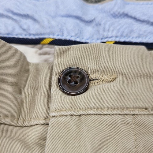 Pantalones Cortos Polo Ralph Lauren Para Hombre 36 x 7 Beige Caqui Elastizados Chino Clásico Poni Logo - Imagen 16 de 19