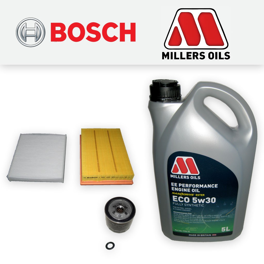 SERVICE KIT for VOLVO C30 1.6 OIL AIR CABIN FILTERS +EE NANO (2006-2007)