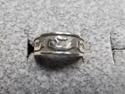 GRANDMA GRABE'S BEAUTIFUL VINTAGE 925 STERLING SILVER OPEN BACK 1.5G RING SIZE 4