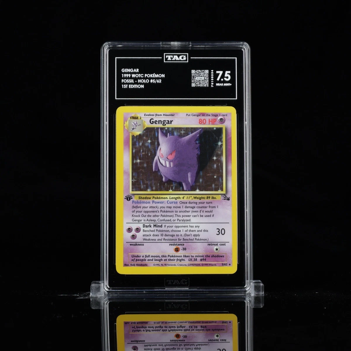 Fossil Gengar Pokmon TCG Individual Collectible Card Game Cards for sale |  eBay