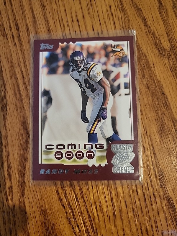 RANDY MOSS  TOPPS #185 2000 SEASON OPENER Mint
