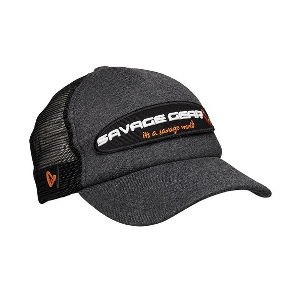 Savage Gear Attitude Cap Onesize Grey Melange Kappe AnglermüTze Angelkappe-image