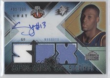 2008-09 SPx SPx Rookie Away 480/599 Sonny Weems #176 Auto 9bf