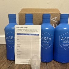 ASEA Water Redox Cell Signaling Supplement 4 32oz Bottles Sealed New, EXP: 08/27