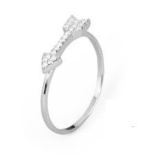 ANELLO BROSWAY FRECCIA IN ARGENTO 925 EZIRCONI MISURA 12