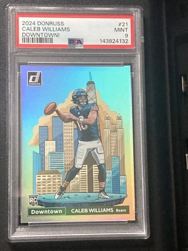 2024 DONRUSS CALEB WILLIAMS DOWNTOWN #21 PSA 9 MINT