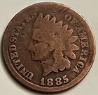 1885 Indian Head Cent Penny Better Date Circulated BN1711