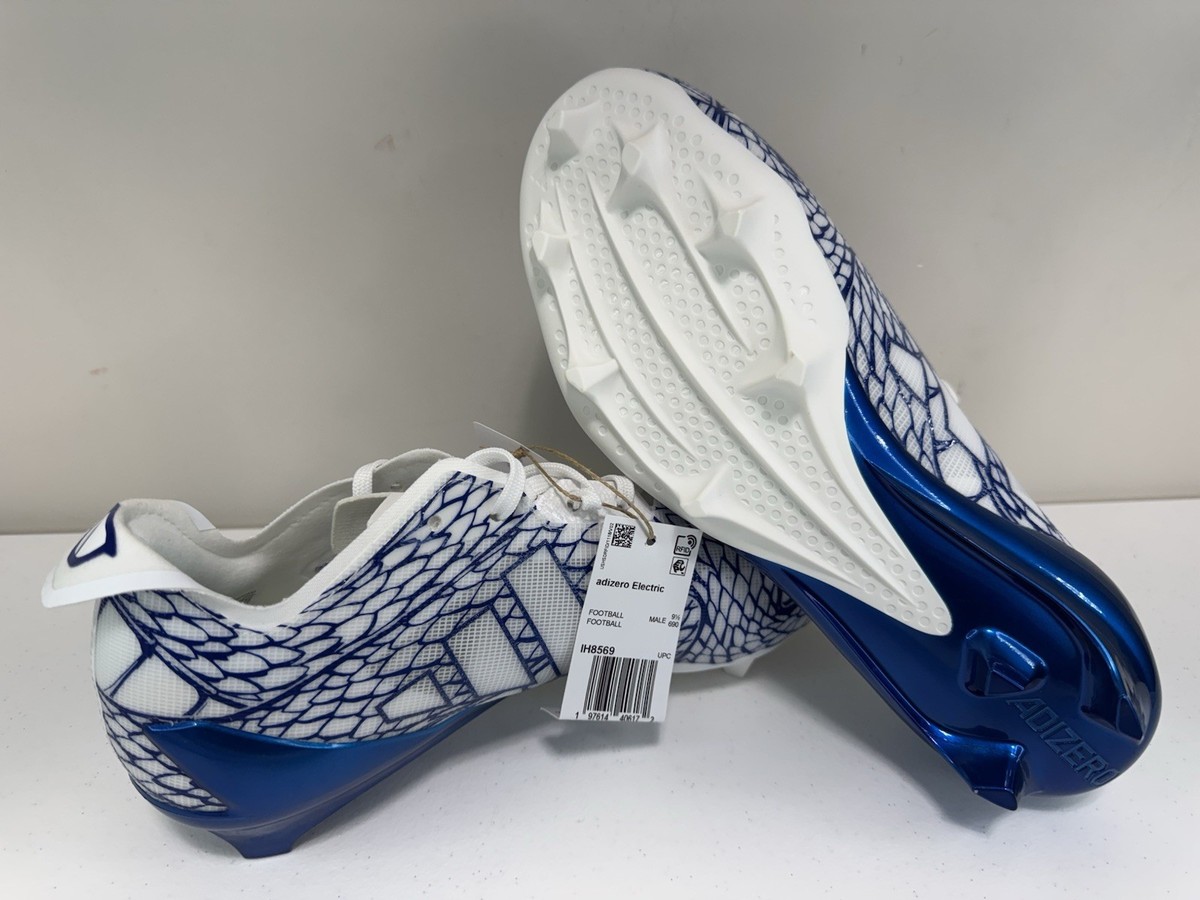adidas Mens Size 12.5 ADIZERO ELECTRIC II Football Cleats Royal Blue IH8569 New adidas Mens ADIZERO ELECTRIC II Football | Mercari main image 4
