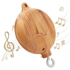 Baby Mobile Rotary Music Box Imitation Wood Color -