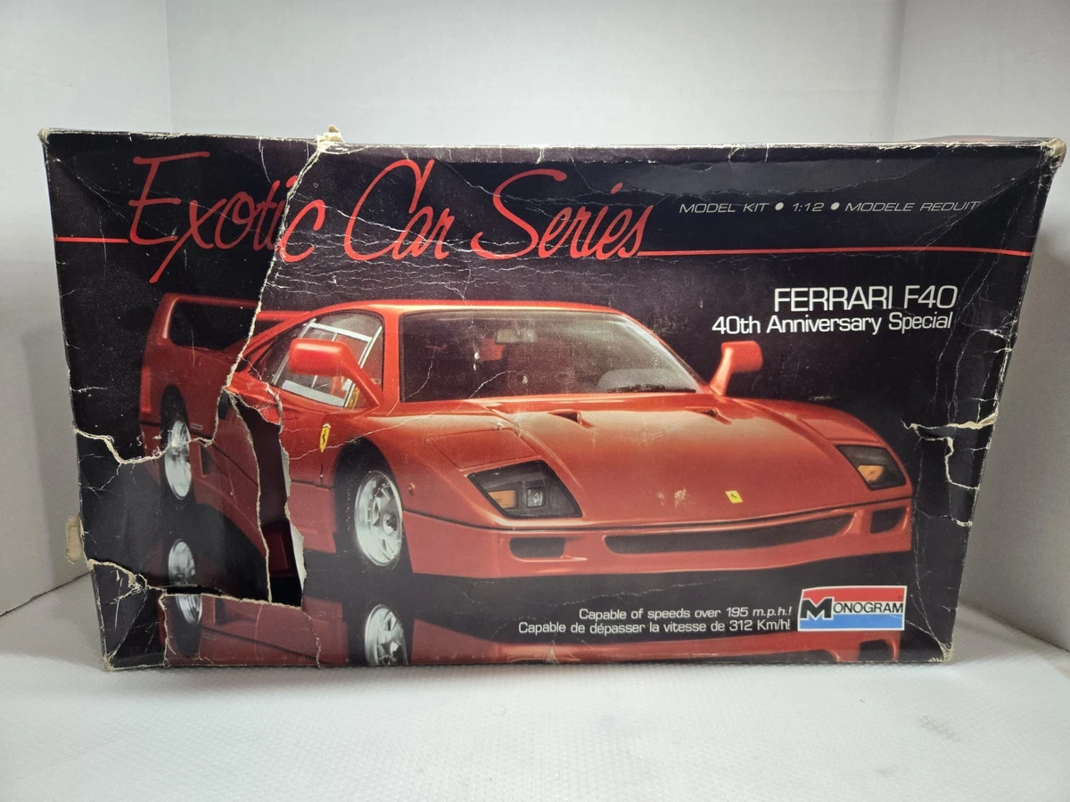 Monogram Ferrari F40 40th Anniversary Model Kit No. 2804 1:12