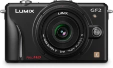 Panasonic Lumix DMC-GF2 12.1 3D Mirrorless Camera with Lens Kit (Open Box)