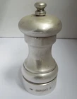 LRGE 219g ANTIQUE VINTAGE 2000 STERLING SILVER PEPPER MILL GRINDER WORKING ORDER