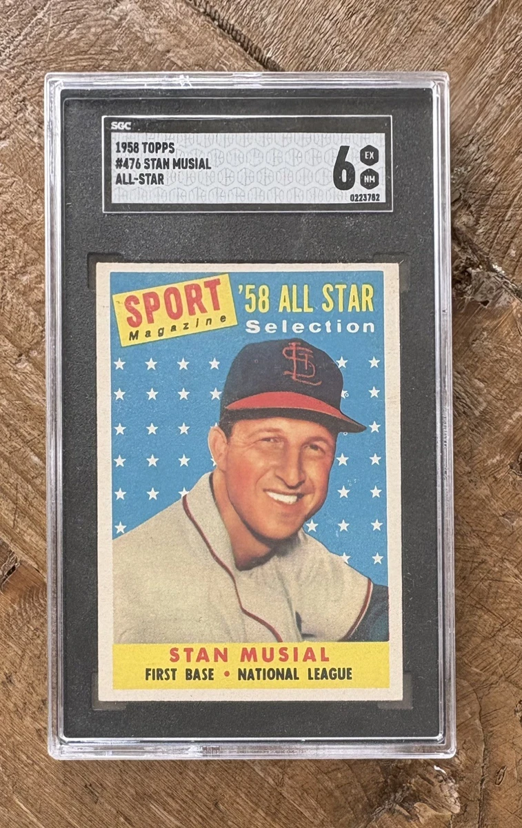 Stan Musial 1958 Season Baseball Sports Trading Cards