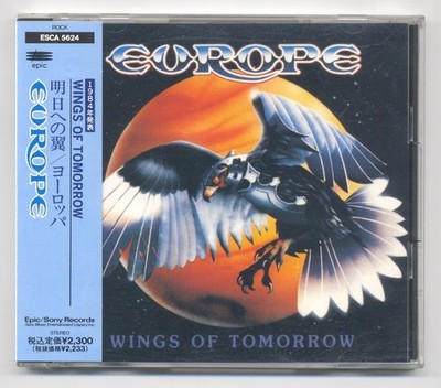 Europe     1984   Wings Of Tomorrow   ESCA-5624 CD  Japan  . freeship