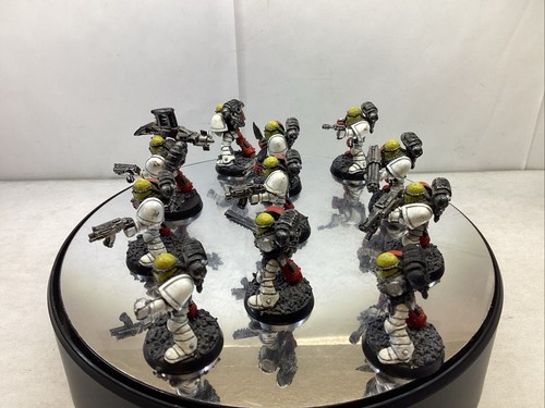 Warhammer 40K ROGUE TRADER SPACE MARINES IN MK. 2 CRUSADE ARMOR x8 OOP CM3171 - Picture 4 of 6