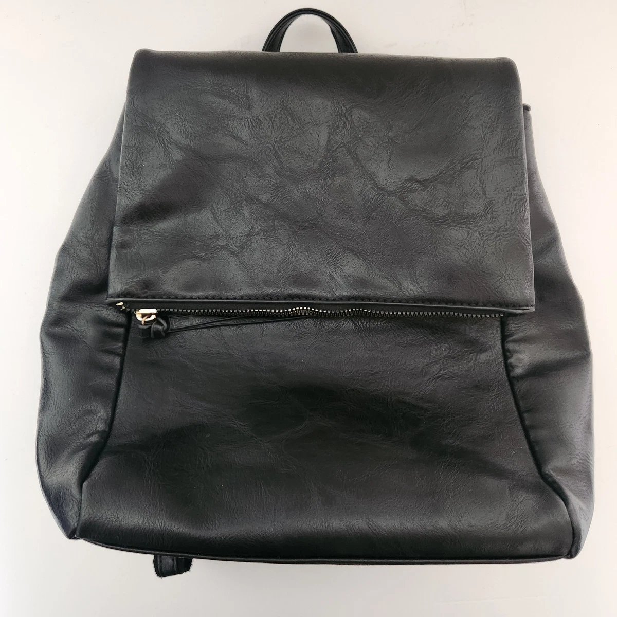 I.N.C Faux Vegan Minimalist Sleek Urban Explorer Convertible Gold Tone Backpack Urban Explorer Sustainable Lightweight Convertible Bag  main image 3