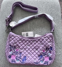 Vera Bradley Disney  Frannie Cresent Crossbody  Literary Belle  NEW