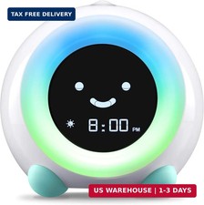 LittleHippo Mella: Kids Alarm Clock, Ready to Rise Children's Sleep Trainer, Nig
