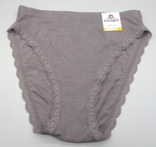 b. tempt'd Wacoal SMALL 978214 Shark Gray INNOCENCE Hi-Leg Panty