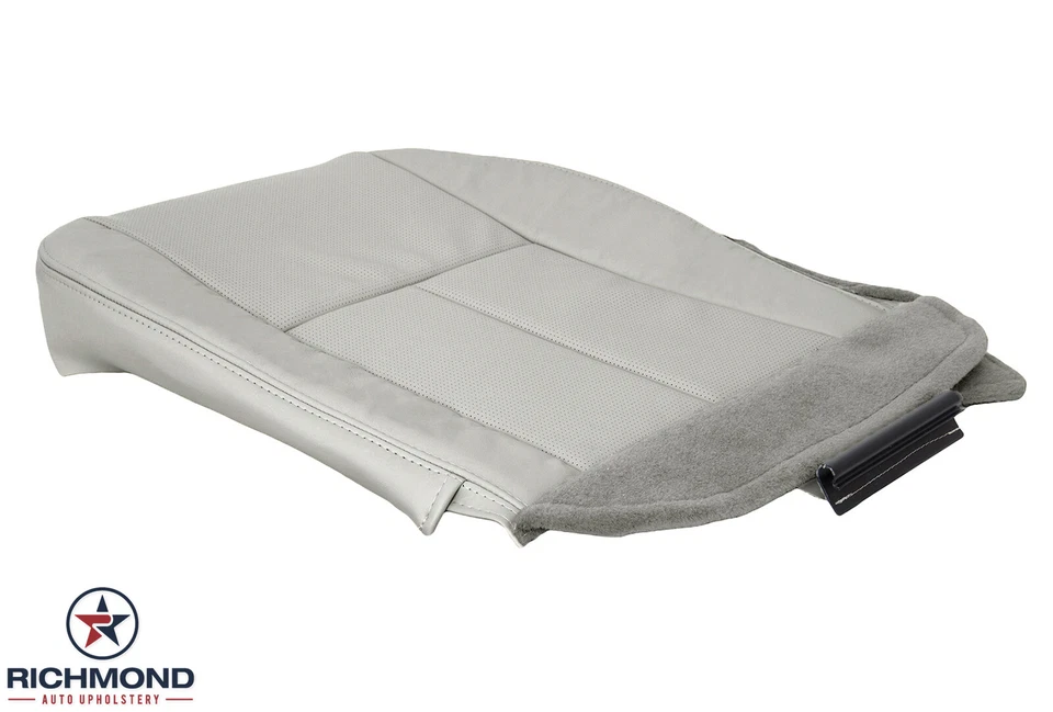 Lincoln Zephyr MKZ 2006 - Cubierta de asiento de cuero de repuesto inferior del lado del conductor gris Foto 4 de 4